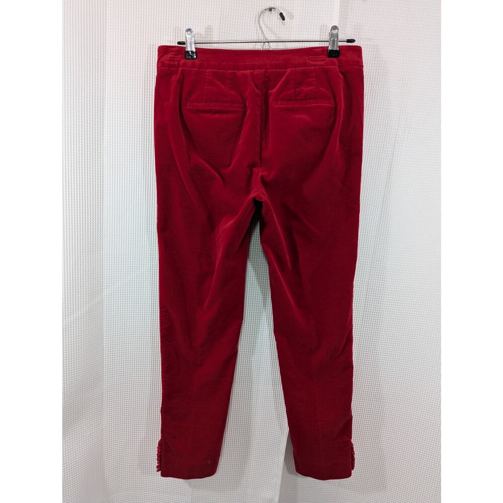 Talbots Rsvp! Ruby Red Stretch Velvet, Ruffled An… - image 8